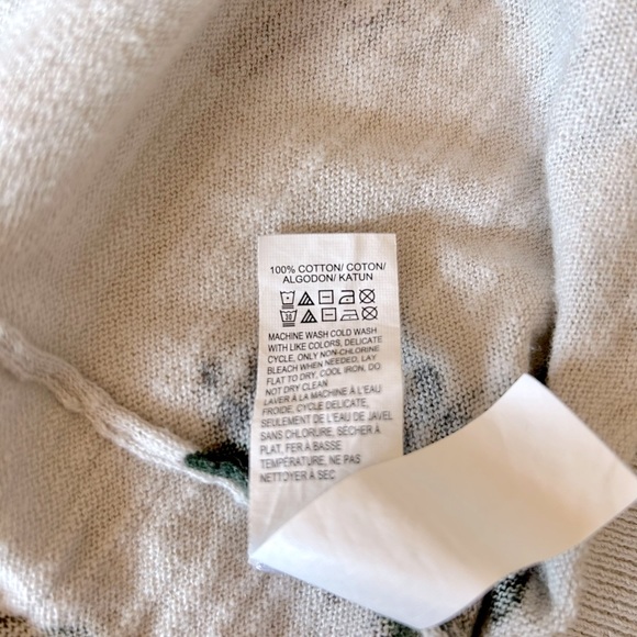 Lucky Brand light weight cropped cardigan with adjustable front - Picture 4 of 4